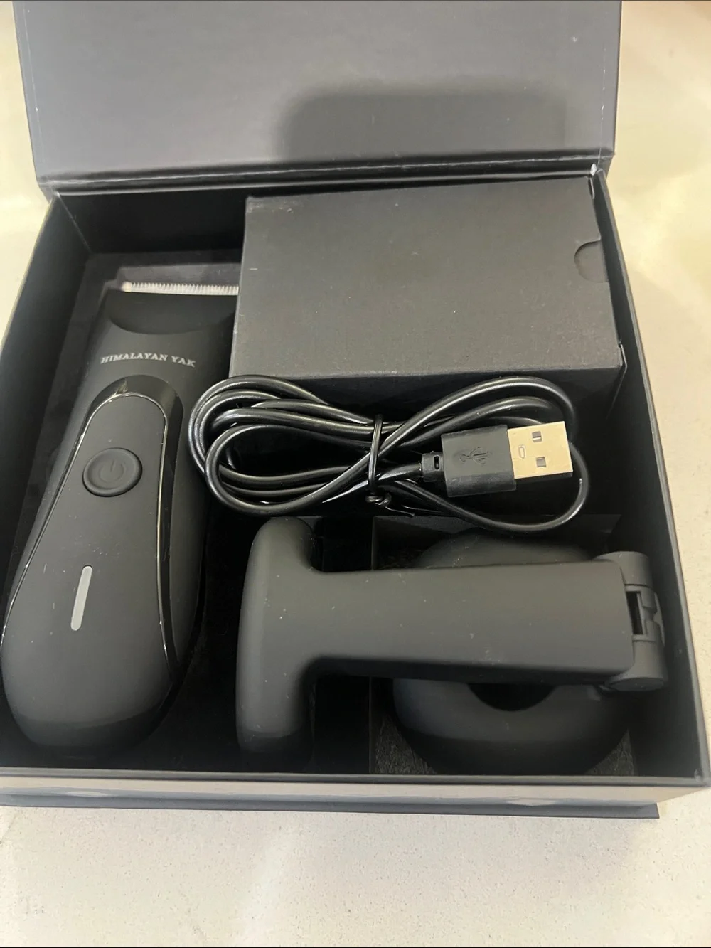 Dual-Head Groin & Body Grooming Trimmer - Black. New for men and women